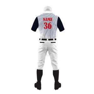 Custom Logo Breathable Quick Dry <b>Baseball</b> Uniforms Set Lightweight Polyester for Adults Low MOQ <b>Baseball</b> Uniform OEM Serviced - Product Image 2