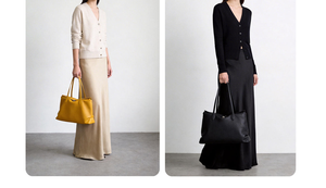 Designer Style Genuine <b>Leather</b> Tote Bag Women Large Capacity Shoulder <b>Purse</b> Real <b>Leather</b> Work Handbag Custom - Product Image 6