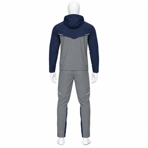 Ensemble de survêtement unisexe respirant avec logo en strass, manches oversize, fermeture éclair intégrale, style streetwear décontracté, en promotion - Product Image 2