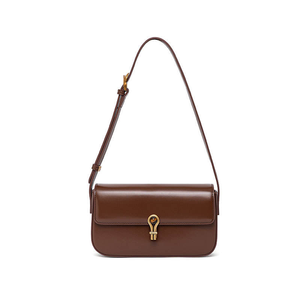 Bolso de Hombro Pequeño Blanco de Cuero Genuino para Mujer, Estilo Clásico, Venta al por Mayor Directa de Fábrica - Product Image 3