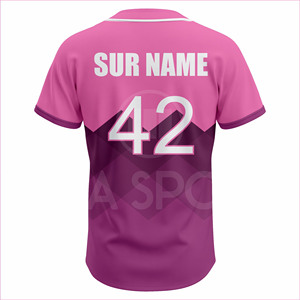 Trending Wida Sports Custom Baseball Jersey Set Breathable Quick Dry Polyester Sublimation Team Uniform OEM Private <b>Label</b> Supply - Product Image 3