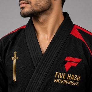 Uniforme d'entraînement de karaté traditionnel offrant un confort léger, une grande durabilité et des mouvements sans contraintes. Uniformes de karaté. - Product Image 6