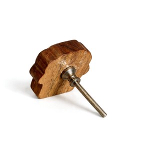 Handmade Modern Acacia Wood Cabinet Sheep Face Multicolor Drawer <b>Knobs</b> <b>Dresser</b> Door Handles Cupboard Pulls Kitchen Handle - Product Image 4