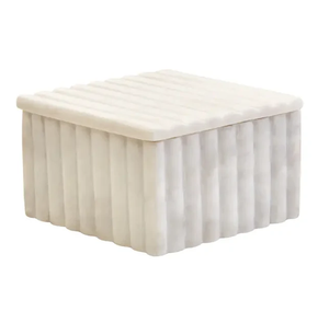 Boîte à bijoux en marbre, boîte de rangement, organisateur de collection, boîte artisanale en pierre pour femmes à un prix incroyable - Product Image 6