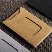 Tarjetero Lavable Personalizado Ecológico de Alta Calidad |   Funda para Tarjeta de Identificación – Papel Kraft Lavable o DuPont ™   Tyvek ®