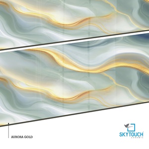 แผ่นกระเบื้องพอร์ซเลนขัดเงาขนาด600x1200มม. เคลือบเต็มแผ่นกระเบื้องพอร์ซเลนหินอ่อนขนาดใหญ่พร้อมส่ง - Product Image 2