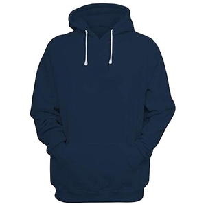 Sweat à capuche respirant d'hiver pour hommes Pullover à manches longues Casual Plain Colors Fleece Fabric Wholesale Export Oriented Custom Logo - Product Image 3