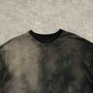 เสื้อยืดทรงโอเวอร์ไซส์ ทรงบ็อกซี่ ผ้าฝ้าย 100% พิมพ์ลาย ซันเฟด ขอบดิบ ราคาประหยัด ใส่ได้ทั้งชายและหญิง สำหรับฤดูร้อน ปรับแต่งได้เต็มที่ - Product Image 2