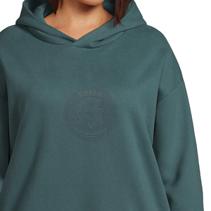Sudadera con Capucha de Corte Holgado para Mujer, en Algodón Suave, con Silueta Moderna para Fines de Semana y Uso Diario - Product Image 6