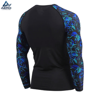 Camiseta de compresión personalizada para entrenamiento de MMA con diseño sublimado, ropa deportiva de secado rápido para adultos, camiseta de compresión para hombres. - Product Image 2