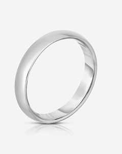 Plain Dome Wedding Bands 5 mm 14k Solid Gold Shiny Comfort Fit <b>Stacking</b> Minimalist Luxury Proposal <b>Rings</b> Women OEM Bulk Supplier - Product Image 3