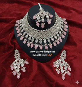 Parure de collier ras-du-cou et boucles d'oreilles pendantes en zircon plaqué or rose, style ethnique, pour femme, idéale pour mariage et soirée - Product Image 5
