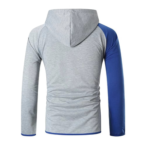 Custom Men's Spring <b>Beaded</b> Hoodies Regular Fit Casual Comfortable Street Sweatshirt Polyester/Cotton Solid - Product Image 2