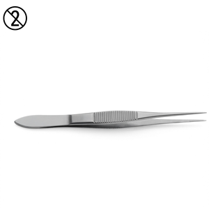 Pinzas para Tejidos Rectas, Desechables, de un Solo Uso, Pinzas Quirúrgicas Oftálmicas de Acero Inoxidable, Instrumento Microquirúrgico - Product Image 5