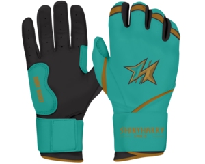 Gants de baseball durables en cuir, gants de frappe de baseball, couleurs marine, fabrication directe, gants de frappe de baseball à doigts complets, vente en gros - Product Image 6