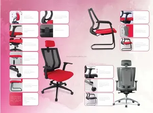 Ergonomic Mesh <b>Desk</b> and Chair Set with Fixed Armrest Built-In Headrest Swivel Four Legs Modern Design for Home/<b>Office</b> Use - Product Image 3