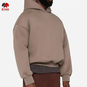 Sweat à capuche pour homme Ryan Pro Gear avec logo personnalisé sur le devant, 100% coton molletonné, coupe classique, hiver, offre ODM - Product Image 2