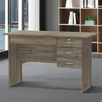 Escritorio de Oficina Moderno de Madera para una Persona, con 3 Cajones, Muebles Elegantes para Oficina en Casa o Comedor, Novedad 2024