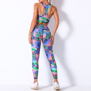 Custom Breathable High Waist Yoga <b>Leggings</b> for Women Fitness Gym Sets Private Label OEM - Product Image 2