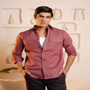 Chemises habillées de bureau formelles à manches longues personnalisées pour hommes, tissu Dobby respirant, décontracté, sans plis, sans repassage, anti-rides - Product Image 4