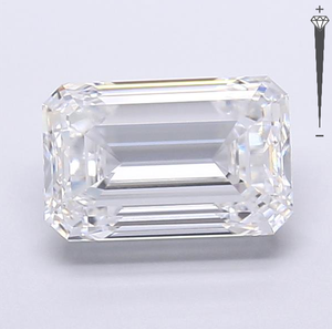 Diamante Cultivado en Laboratorio con Certificación IGI, Corte Esmeralda de 4.02 CT, Color D, Claridad VVS1, CVD LG 782640808 ROYAL GEMS para Joyería - Product Image 1