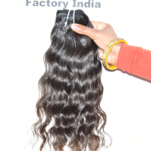 Cabello Humano Remy Indio Natural Negro Rizado al por Mayor, Doble Trama a Máquina, 100g, Extensiones de Cabello Virgen Natural con Clip - Product Image 6