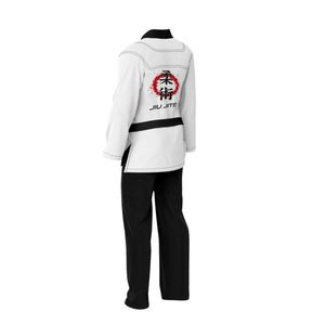 Kimono de Jiu-Jitsu Brésilien (BJJ) OEM/ODM en Polyester/Coton Respirant, Extensible et Anti-rétrécissement, avec Coutures en Tissage Perlé – Arts Martiaux - Product Image 2
