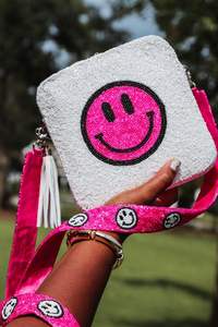 Bolso bandolera con cuentas y rayas verticales, bolso cuadrado con motivo de estrella grande, correa ancha con borlas para mujer, uso en el hombro para festivales de verano - Product Image 5