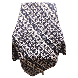 100% algodón orgánico Ding tamaño personalizado ligero grueso Cable tejido patrón manta para sofá bebé guardería - Product Image 1