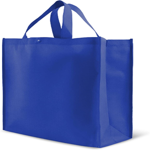 Sac fourre-tout écologique réutilisable en toile non tissée laminée RPET imperméable avec logo personnalisé et poignée à cordon - Product Image 1