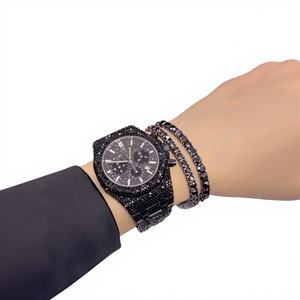 Reloj de Diamantes Cultivados en Laboratorio de Alta Calidad, Totalmente Personalizado, para Hombre, Estilo Hip Hop, Regalo de Joyería de Diamantes - Product Image 1