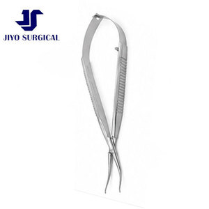 Pince de microchirurgie corneale manuelle, ensemble d'instruments, 4 3/4 pouces, mécanisme à action croisée, précision 0,1 mm, 1x2 dents, 5,0 mm pour la ligature - Product Image 2