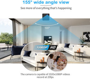 Mini caméra WiFi avec vision nocturne/détection de mouvement/vidéo en temps réel pour la maison/le bureau/le magasin - Product Image 3