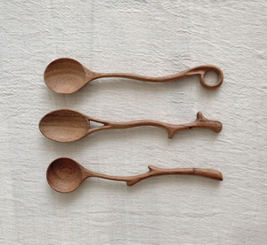 Cuchara de Madera Vietnamita para Mezclar y Servir Ensaladas, Utensilio de Cocina Hecho a Mano, Vajilla Natural - Product Image 6