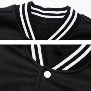 Veste de sport orange pour homme, manches en cuir PU, col rabattu, fermeture à boutons, vêtement décontracté pour l'automne - Product Image 6