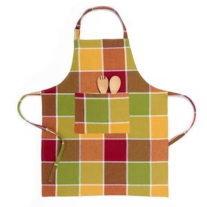 Delantal Babero con estampado de algodón 100% con logotipo personalizado, sin mangas Chef ajustable para ropa de cocina, hogar, restaurantes y hoteles - Product Image 1