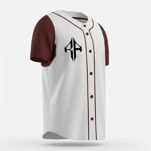 เสื้อเบสบอลรุ่นท็อปปี 2026 พิมพ์ลายเทคนิค สำหรับผู้ใหญ่ คอวี คุณภาพสูง พิมพ์ดิจิทัล โดย RIVIAN ATLANTIC - Product Image 6