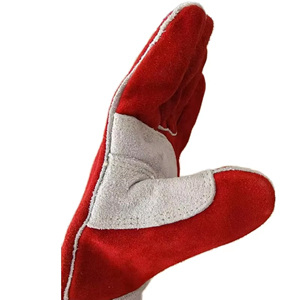 Gants de soudage TIG en gros pour usage professionnel - Cuir de vachette ignifuge avec manchette allongée - Product Image 5