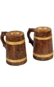 แก้วเดินทางไม้ธรรมชาติรักษ์โลก สำหรับไวน์ กาแฟ น้ำ เครื่องดื่มร้อน/เย็น สไตล์หรูหราทันสมัย ปรับแต่งได้ - Product Image 2
