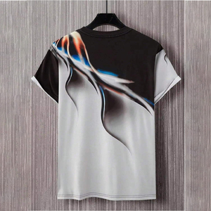 Camisetas Deportivas de Manga Corta para Hombre, Personalizadas OEM, de Secado Rápido, Transpirables, con Estampado por Sublimación, 100% Poliéster, Corte Regular - Product Image 3