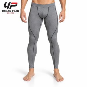 Training <b>Men</b> <b>Legging</b> With Moisture Control Fabric Supportive Design And Full Length Coverage <b>For</b> Active <b>Sporting</b> Activities - Product Image 1