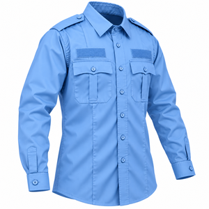 Camisa de Guardia de Seguridad Personalizada para Hombre, Manga Larga, Uniforme de Trabajo, Camisa de Trabajo, Uniforme de Guardia Personalizado para Hombre - Product Image 5