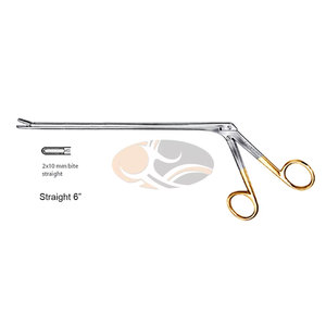 JACKBILLY High Quality Stainless Steel Schlesinger Intervertebral Disc Rongeur 6 Inch Straight Serrated Jaws 2x10mm <b>Bite</b> for - Product Image 5