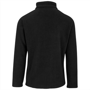 Men's Customizable Waterproof Breathable 100% Polyester Fleece Jacket with Hood and Zip-Up Collar for Winter - Product Image 2
