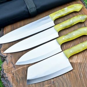 Ensemble de couteaux de chef pratiques pour couper les légumes, la viande et les fruits, avec des poignées confortables pour une utilisation quotidienne en cuisine, en gros - Product Image 6