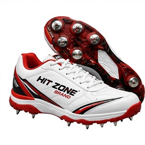 Chaussures de cricket durables à crampons métalliques, haute adhérence, légères et confortables pour les matchs et l'entraînement - Product Image 1