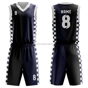 Maillot de basketball personnalisé par sublimation, grande taille, respirant, antibactérien, séchage rapide, uniforme adulte, logo d'équipe imprimé, faible MOQ - Product Image 1