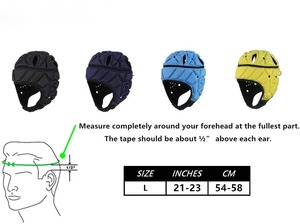 Casque de rugby standard international à coque souple pour le football, le soccer et le patinage – Équipement de protection pour la tête - Product Image 6