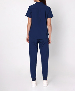 Nuevo Conjunto de Uniformes Médicos Unisex de Poliéster y Spandex Suave, Lavable, para Verano, para Enfermeras - Product Image 6