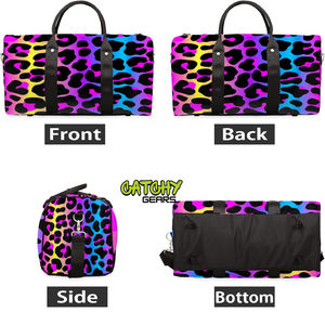 Sac de sport personnalisé imperméable à sublimation, grande capacité, sac de voyage sportif avec sangle réglable - Product Image 3